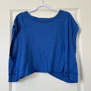 Free People My Time Tee in Sapphire Skies - size small